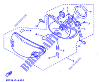 KOPLAMP voor Yamaha XC125T 1998