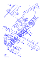 ACHTERBRUG voor Yamaha YZF-R1 1998