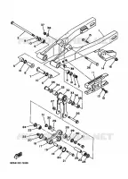 ACHTERBRUG voor Yamaha YZ80 1997