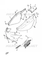 ZIJKUIPDEEL voor Yamaha CW50RS 1997