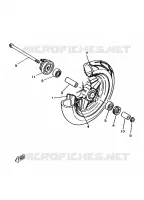 VOORWIEL voor Yamaha CW50RS 1997