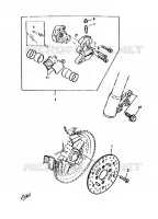 REMKLAUW VOOR voor Yamaha CW50RS 1997