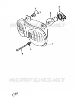 KOPLAMP voor Yamaha CW50RS 1997