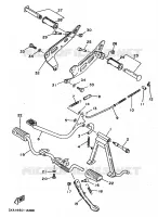 STANDAARD / VOETSTEUN voor Yamaha V110E 1997