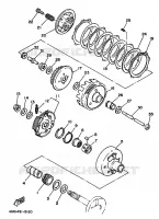 STARTMOTOR KOPPELINGS voor Yamaha V110E 1997