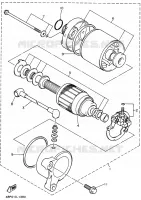 STARTMOTOR voor Yamaha XJ600N 1997