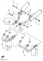UITLAAT voor Yamaha XJ600N 1997