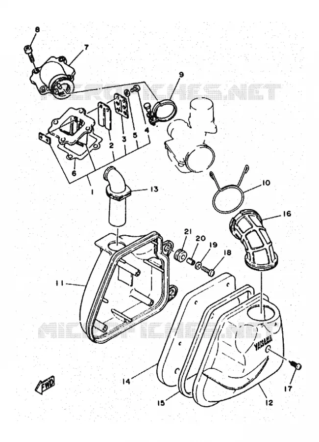 INLAAT Yamaha SCOOTER 50 1997 OVETTO  YN50 OVETTO
