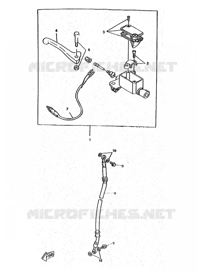 REMPOMP VOOR Yamaha SCOOTER 50 1996 ROCKET  CW50RSP