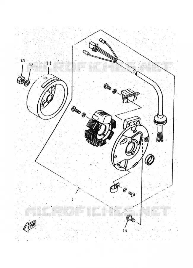 DYNAMO Yamaha SCOOTER 50 1996 ROCKET  CW50RSP