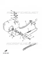NOKKENAS / KETTING voor Yamaha T105  1996