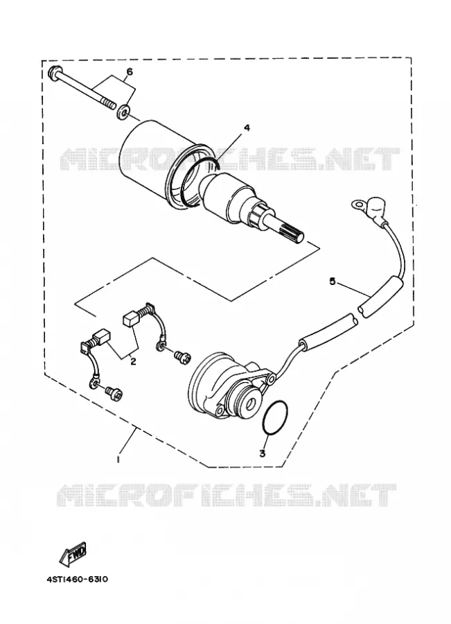 STARTMOTOR Yamaha SCOOTER 105 1996 CRYPTON  T105E CRYPTON