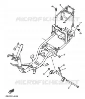 FRAME voor Yamaha YA50R 1996
