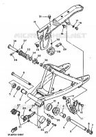 ACHTERBRUG voor Yamaha DT 175 1995
