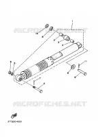 ACHTER SCHOKBREKER voor Yamaha DT 175 1995