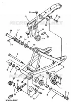 ACHTERBRUG voor Yamaha DT 175 1995