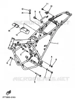 FRAME voor Yamaha DT 175 1995