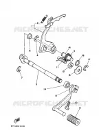 SCHAKEL STANG / PEDAAL voor Yamaha DT 175 1995
