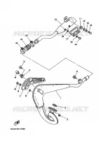 UITLAAT voor Yamaha DT 175 1995