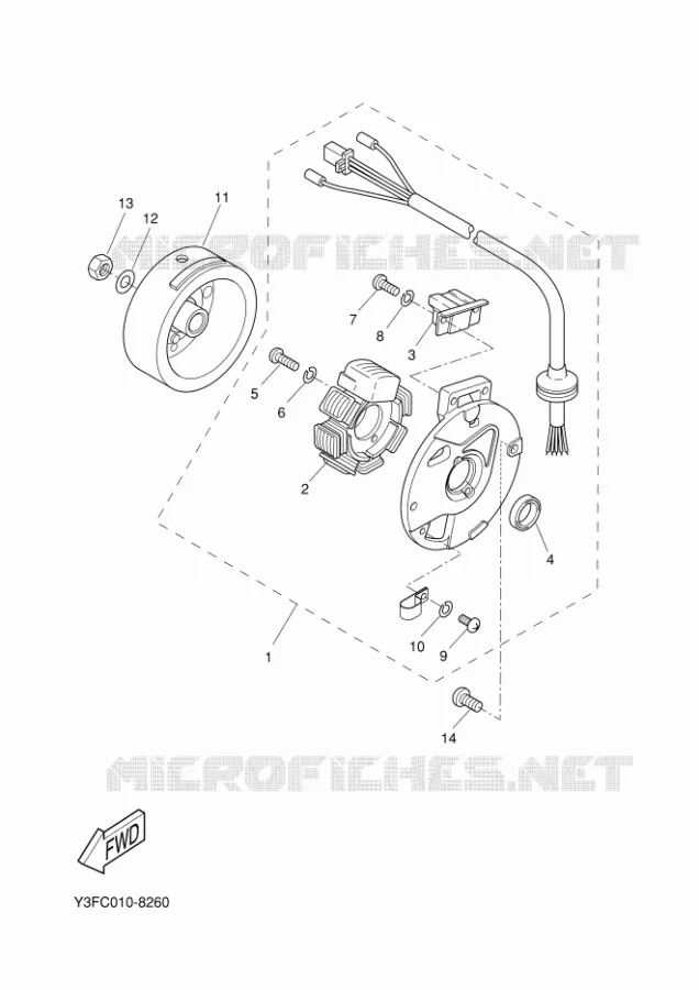 DYNAMO Yamaha SCOOTER 50 1994 BOOSTER  CW50