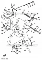 STANDAARD / VOETSTEUN voor Yamaha XT225 1993