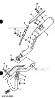 UITLAAT voor Yamaha XT225 1993