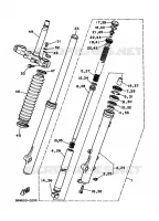 VOORVORK voor Yamaha XT225 1993