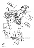 FRAME voor Yamaha XT600E 1993