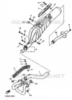 UITLAAT voor Yamaha XT600E 1993