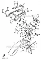 SPATBORD voor Yamaha XT600E 1993