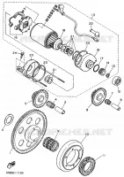 STARTMOTOR KOPPELINGS voor Yamaha XT600E 1993