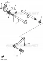 SCHAKEL STANG / PEDAAL voor Yamaha XT600E 1993
