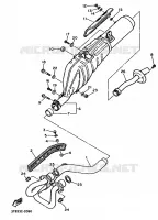UITLAAT voor Yamaha XT600E 1993