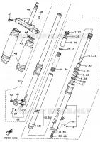 VOORVORK voor Yamaha XT600E 1993