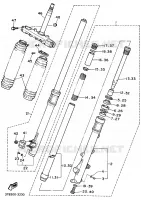 VOORVORK voor Yamaha XT600E 1993