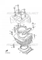 CILINDER voor Yamaha XT600E 1993