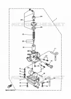 ã‚­ãƒ¤ãƒ–ãƒ¬ã‚¿ voor Yamaha DT50LC 1992