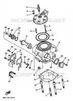 CILINDERKOP voor Yamaha WR250Z 1991