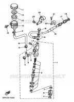 REMPOMP ACHTER voor Yamaha WR250Z 1991