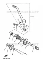 STARTMOTOR voor Yamaha WR250Z 1991