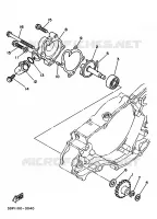 WATERPOMP / SLANGEN voor Yamaha WR250Z 1991