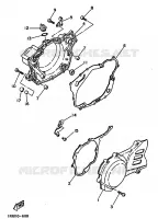 DEKSEL   MOTOR 1 voor Yamaha TT350 1990
