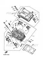 CILINDERKOP voor Yamaha XTZ750 1990