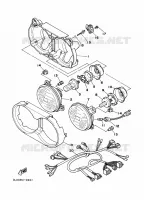 KOPLAMP voor Yamaha XTZ750 1990