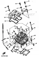 CILINDERKOP voor Yamaha TT250 1989