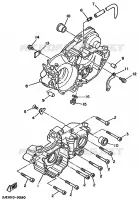CARTERDELEN voor Yamaha YZ250 1989