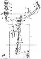 REMPOMP ACHTER voor Yamaha YZ250 1989