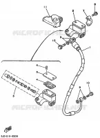 REMPOMP VOOR voor Yamaha YZ250 1989