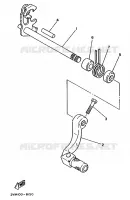 SCHAKEL PEDAAL voor Yamaha YZ250 1989