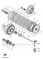STARTMOTOR KOPPELINGS voor Yamaha YZ250 1989